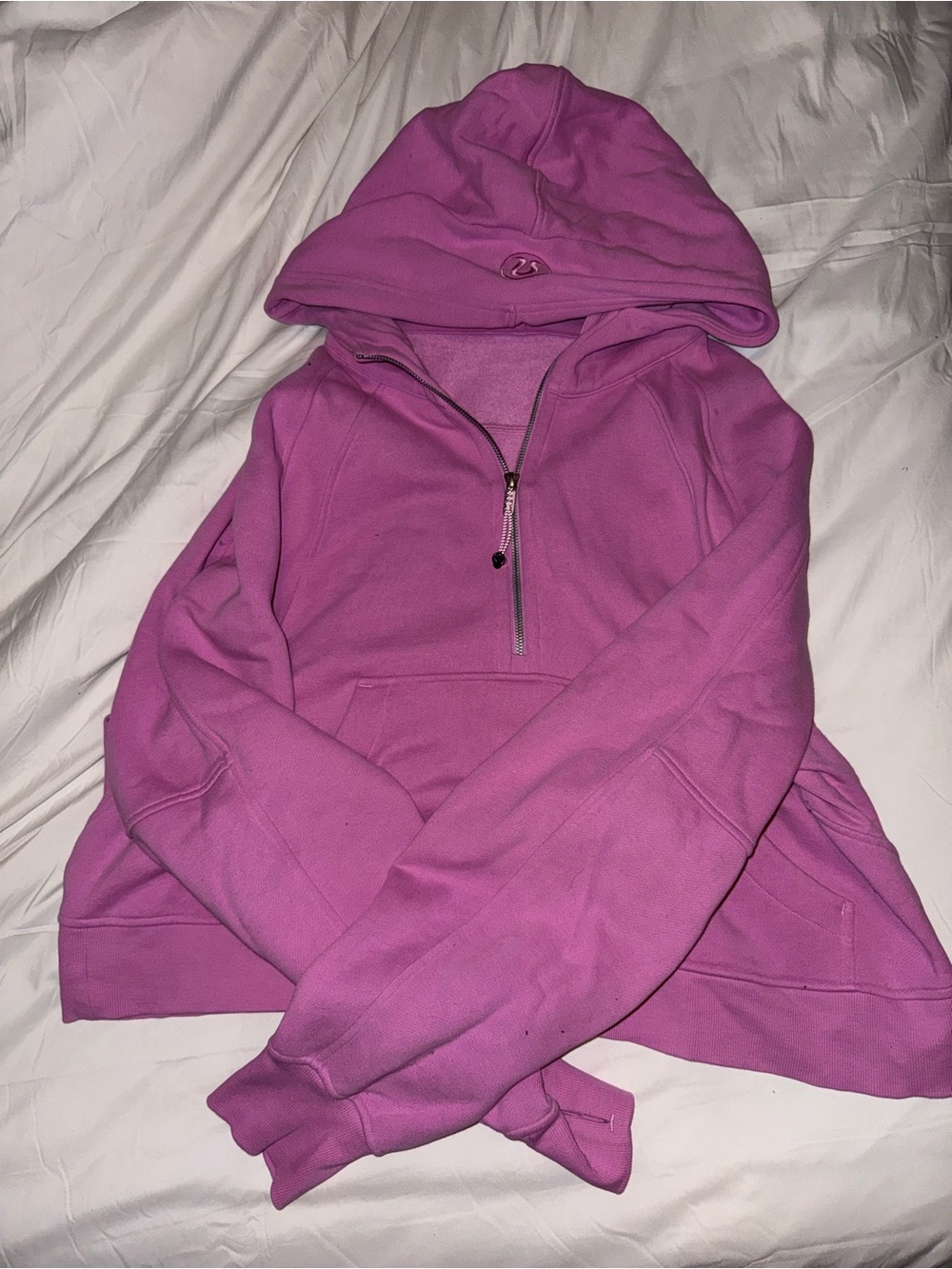 lululemon athletica Magenta Half-Zip Scuba Hoodie